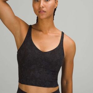 Align crop tank Hideaway camo deep coal size 6